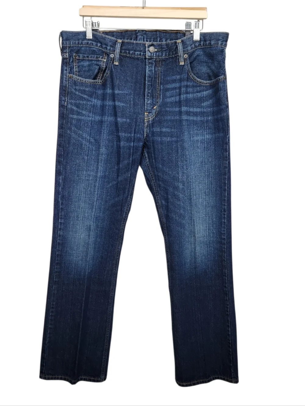 Levi's 527 Slim Bootcut Western Cowboy Denim Blue Jeans Mens Size 38 x 32